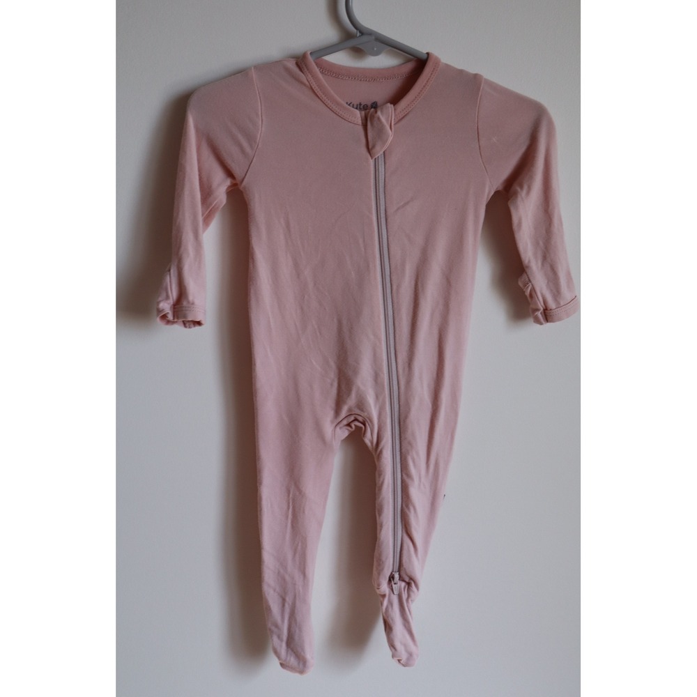 Kyte Baby Blush Bamboo Footie 0-3M